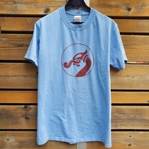 Viking Ship Museum Denmark Blue T Shirt Mens Small